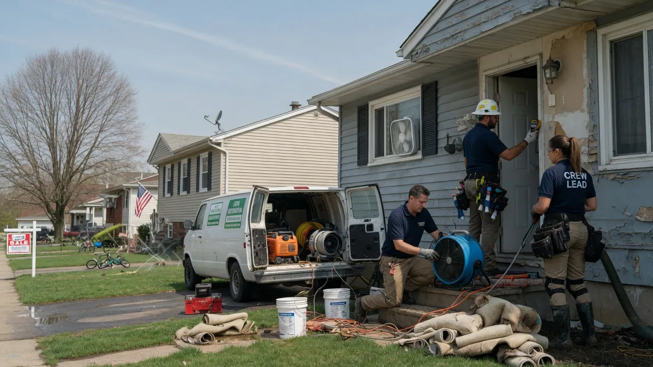 Flood Cleanup in Henderson, IL near me